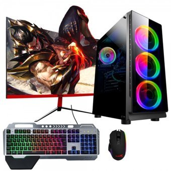 Turbox Tx810 (ATM00000769) Harici Radeon RX 550 Ekran Kartlı Intel Core i5 3470 16 GB DDR3 256 GB SSD 23.6 inç FreeDos All In One Oyuncu Bilgisiyarı