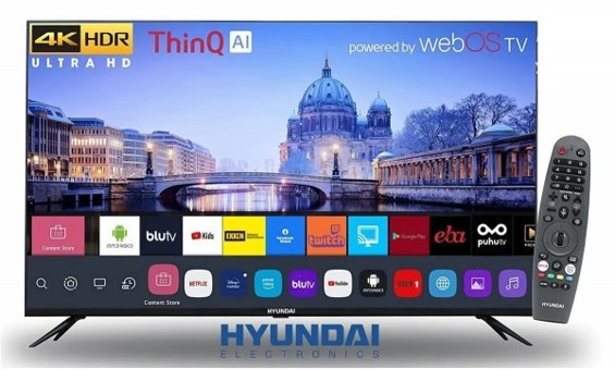 Hyundai 55HYN3205 55 inç 4K Ultra HD 139 Ekran Çerçevesiz Flat Uydu Alıcılı Smart Led Webos Televizyon