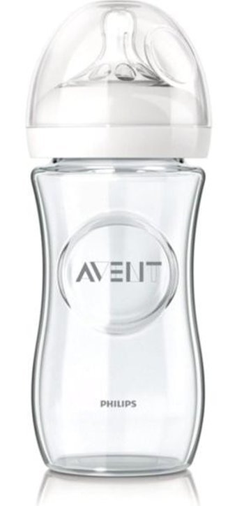 Philips Avent Phılıps Avent Natural 240 ml 1m+ Cam Biberon - Hızlı Akış