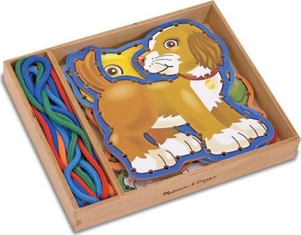 Melissa and Doug Ahşap İp Geçirme - Evcil Hayvanlar