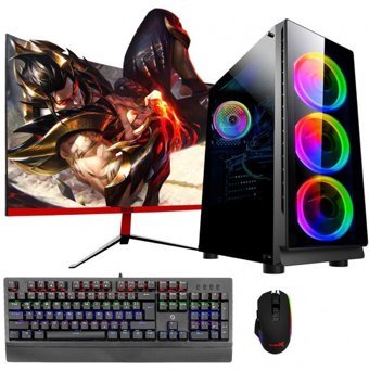Dragos DRx359 ATM00000701 Harici GeForce GTX 750 Ti Ekran Kartlı Intel Core i5-10400F 16 GB Ram DDR4 256 GB SSD FreeDos Masaüstü Bilgisayar