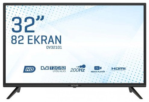 Onvo OV32101 32 inç Hd Ready 80 Ekran Flat Uydu Alıcılı Led Televizyon