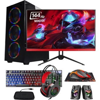 Ramtech Fullforce FF105 Harici GeForce GTX 1050 Ti Ekran Kartlı Intel Core i3-10100 16 GB Ram DDR4 256 GB SSD FreeDos Masaüstü Bilgisayar