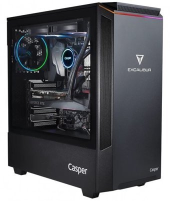 Casper Excalibur E60H.114F-8VH0T Harici GeForce GTX 1650 (GDDR6) Ekran Kartlı Intel Core i5-11400F 4 GB Ram DDR4 500 GB SSD Tower Windows 11 Home Masaüstü Bilgisayar