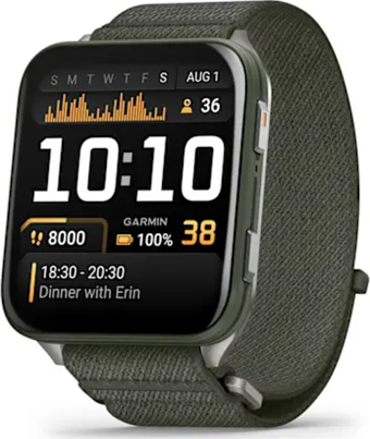 Garmin Venu X1 Moss Silikon Kayışlı Akıllı Saat - Yeşil