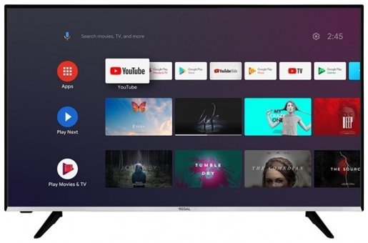 Regal 50R755UA11 50 inç 4K Ultra HD 126 Ekran Çerçevesiz Flat Uydu Alıcılı Smart Led Android Televizyon
