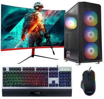 Turbox Tx1236 (ATM00001605) Harici GeForce GT 730 Ekran Kartlı Intel Core i5 4440 16 GB DDR3 256 GB SSD 23.6 inç FHD FreeDos All In One Oyuncu Bilgisiyarı