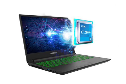 Monster Abra A5 V17.3.1 Harici GeForce RTX 3050 Tİ Ekran Kartlı Intel Core i7 11800H 16 GB Ram DDR4 512 GB SSD 15.6 inç FHD Windows 10 Home Laptop