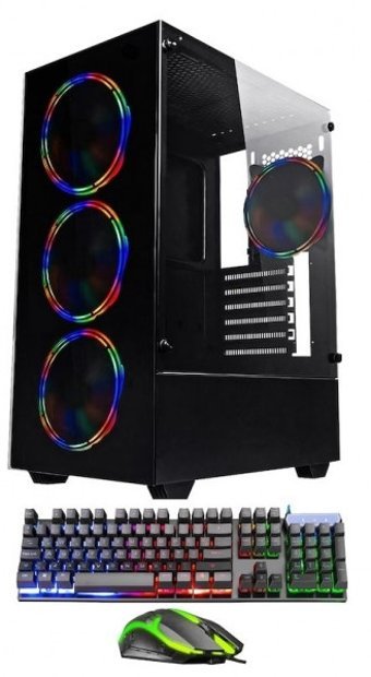 Ramtech Fullforce FF109 Harici GeForce GTX 1050 Ti Ekran Kartlı Intel Xeon X5670 32 GB Ram 128 GB SSD FreeDos Masaüstü Bilgisayar
