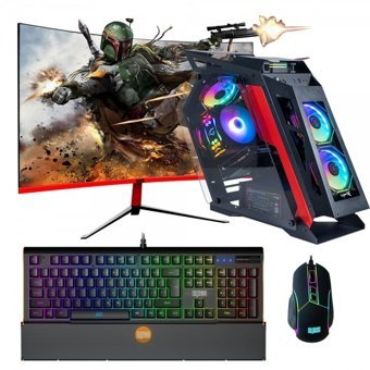 Dragos DRx790 (ATM00001103) Harici GeForce GTX 1050 Ti Ekran Kartlı AMD Ryzen 5 3600 8 GB DDR4 256 GB SSD 27 inç FHD FreeDos All In One Oyuncu Bilgisiyarı