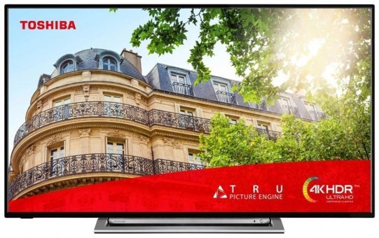 Toshiba 50UL3C63DT 50 inç 4K Ultra HD 126 Ekran Çerçevesiz Flat Uydu Alıcılı Smart Led Televizyon