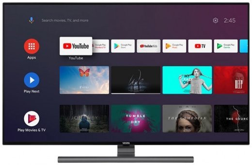 Vestel 55UA9800 55 inç 4K Ultra HD 139 Ekran Çerçevesiz Flat Uydu Alıcılı Smart Led Android Televizyon