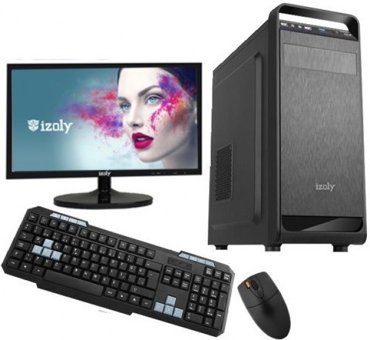 Izoly M130 Paylaşımlı Ekran Kartlı Intel Core i5-650 8 GB Ram DDR3 128 GB SSD Tower FreeDos Masaüstü Bilgisayar