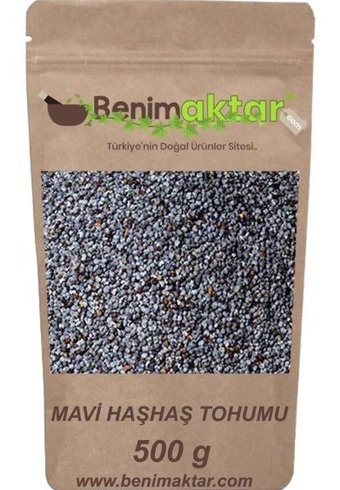 Benimaktar Haşhaş Tohumu Mavi 500 gr