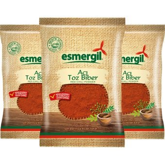 Esmergil Acı Toz Biber 3'lü Paket 3 x 70 gr - 210 gr