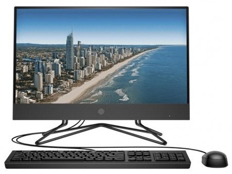 HP 200 G4 205R1ES09 Dahili UHD Graphics Ekran Kartlı Intel Core i5 10210U 8 GB Ram DDR4 256 GB SSD 21.5 inç Full HD Windows 10 Home All in One Bilgisayar