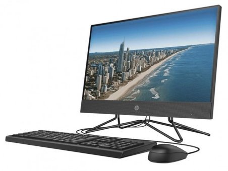 HP 200 G4 205R1ES09 Dahili UHD Graphics Ekran Kartlı Intel Core i5 10210U 8 GB Ram DDR4 256 GB SSD 21.5 inç Full HD Windows 10 Home All in One Bilgisayar