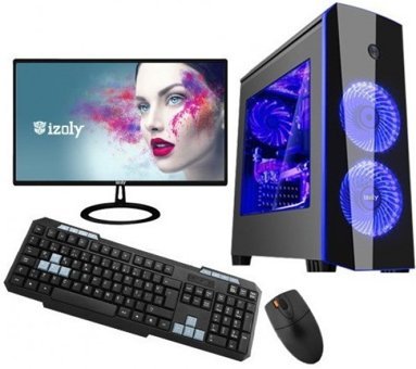 Izoly K203 Harici GeForce GT 420 Ekran Kartlı Intel Core i5 660 8 GB DDR3 21.5 inç FHD FreeDos All In One Oyuncu Bilgisiyarı