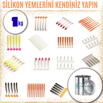 Slc Silikon Balık Yemi Ham Maddesi (25 Shore) 1KG