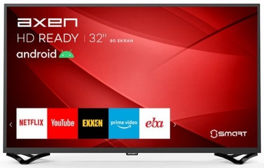 Axen AX32DAB13 32 inç Hd Ready 80 Ekran Flat Uydu Alıcılı Smart Led Android Televizyon