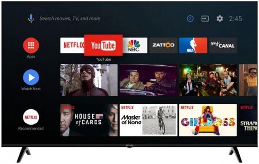 Onvo OV65F900 65 inç 4K Ultra HD 164 Ekran Çerçevesiz Flat Uydu Alıcılı Smart Led Android Televizyon