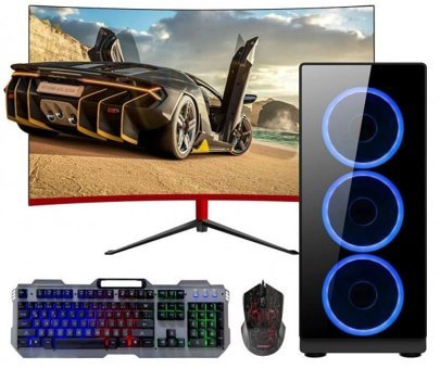 Turbox Tx510 (ATM00000245) Harici GeForce GTX 750 Ti Ekran Kartlı Intel Core i5 2400 16 GB DDR3 256 GB SSD 23.6 inç FHD FreeDos All In One Oyuncu Bilgisiyarı