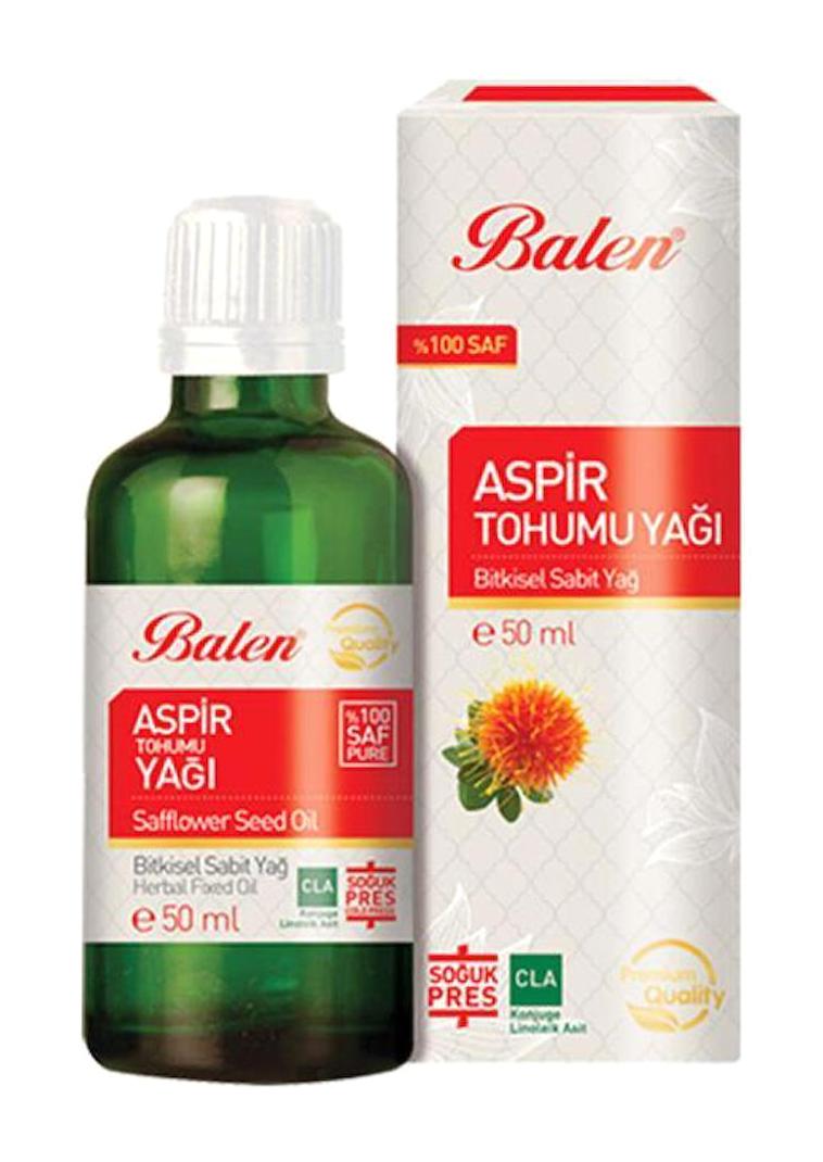 Balen Aspir Tohumu Yağı (Soğuk Pres) 50 ml