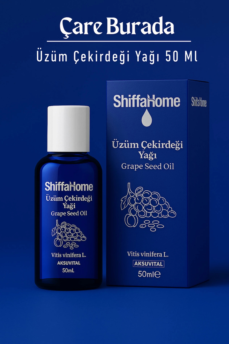 Üzüm Çekirdeği Yağı 50 Ml (Dahilen Kullanıma Uygun)