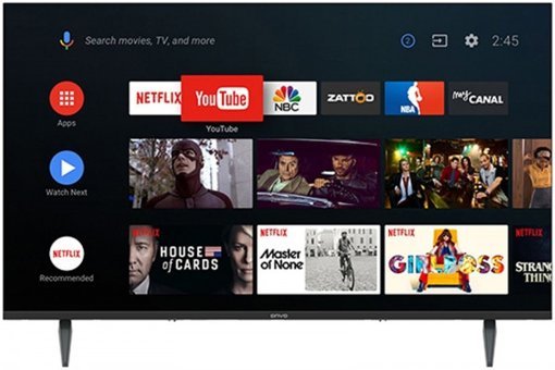 Onvo OV43F800 43 inç FULL HD 108 Ekran Çerçevesiz Flat Uydu Alıcılı Smart Led Android Televizyon