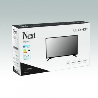 Next YE-43020KT 43 inç FULL HD 108 Ekran Flat Uydu Alıcılı Led Televizyon