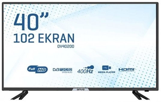 Onvo OV40200 40 inç FULL HD 100 Ekran Flat Uydu Alıcılı Led Televizyon