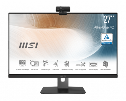 MSI Moderna AM271P 11M-018TR Dahili Iris Xe Graphics Ekran Kartlı Intel Core i7 1165G7 16 GB Ram DDR4 512 GB SSD 27 inç Full HD Windows 10 Home All in One Bilgisayar
