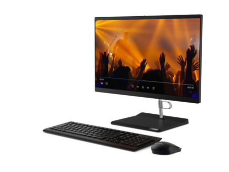Lenovo V50a 11FJ00A8TX Dahili UHD Graphics 630 Ekran Kartlı Intel Core i5 10400T 8 GB Ram DDR4 256 GB SSD 23.8 inç Full HD FreeDos All in One Bilgisayar