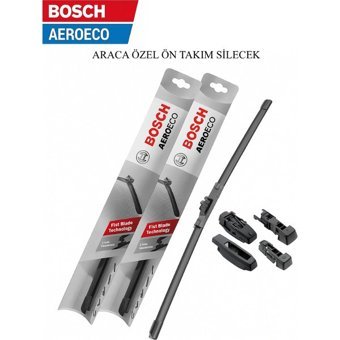Skoda Fabia 2010 Model Ön Silecek Takımı Bosch Aeroeco (Flat Wiper)