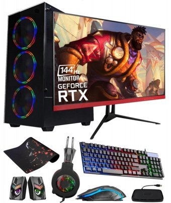 Ramtech Fullforce FF120 Harici GeForce RTX 2060 Super Ekran Kartlı Intel Core i3-10100 16 GB Ram DDR4 256 GB SSD FreeDos Masaüstü Bilgisayar