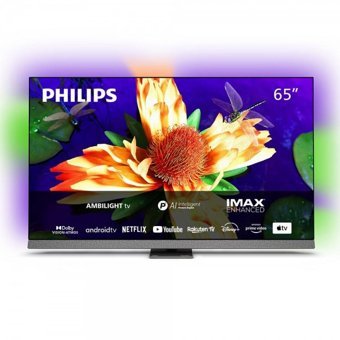 Philips 65OLED807 65 inç 4K Ultra HD 164 Ekran Amblight Çerçevesiz Flat Uydu Alıcılı Smart Oled Android Televizyon