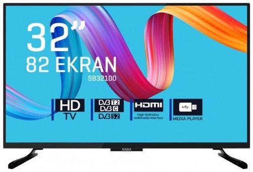 Saba SB32100 32 inç Hd Ready 80 Ekran Flat Uydu Alıcılı Led Televizyon