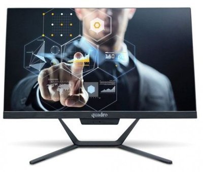 Quadro Stark Touch H8124-T40424 Dahili HD Graphics 4400 Ekran Kartlı Intel Core i3 4130 4 GB Ram DDR3 240 GB SSD 23.8 inç Full HD FreeDos Dokunmatik All in One Bilgisayar