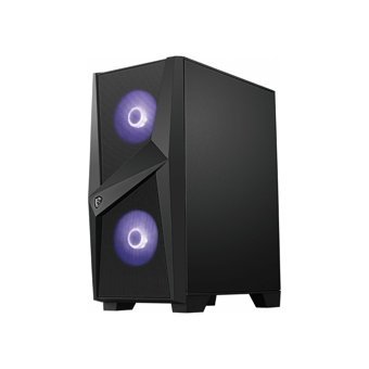 MSI Mag Forge 100M RGB Mesh Sıvı Soğutmalı 6 Fanlı Siyah Dikey Kullanım ATX Oyuncu Bilgisayar Kasası
