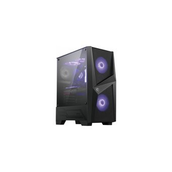 MSI Mag Forge 100M RGB Mesh Sıvı Soğutmalı 6 Fanlı Siyah Dikey Kullanım ATX Oyuncu Bilgisayar Kasası