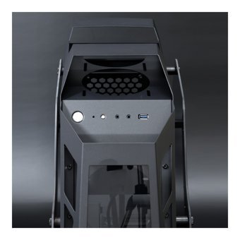 Rush Jrkeen RCA828 Mesh 6 Fanlı Siyah Dikey Kullanım Micro ATX Oyuncu Bilgisayar Kasası