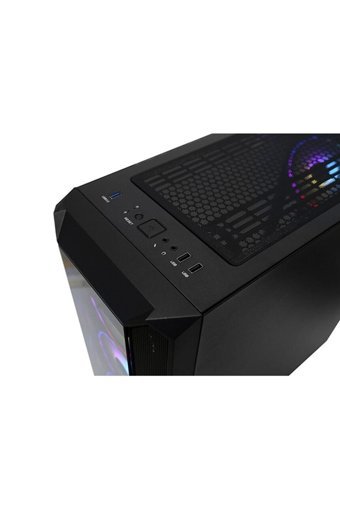 Everest Grand RGB Mesh 4 Fanlı Siyah Dikey Kullanım Mid Tower Oyuncu Bilgisayar Kasası