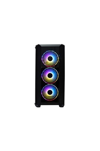 Everest Grand RGB Mesh 4 Fanlı Siyah Dikey Kullanım Mid Tower Oyuncu Bilgisayar Kasası