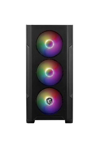 MSI Mag Forge M100R RGB Mesh Sıvı Soğutmalı 4 Fanlı Siyah Dikey Kullanım Mid Tower Oyuncu Bilgisayar Kasası