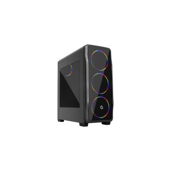 Frisby FC-9345G RGB Mesh Sıvı Soğutmalı 4 Fanlı Siyah Dikey Kullanım Full Tower Oyuncu Bilgisayar Kasası