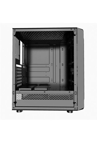 Gametech Legend RGB Mesh Sıvı Soğutmalı 4 Fanlı Siyah Dikey Kullanım ATX Oyuncu Bilgisayar Kasası