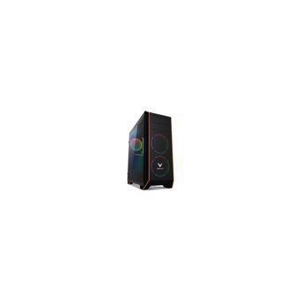 Vento VG06F RGB Mesh 1 Fanlı Siyah Dikey Kullanım Mid Tower Oyuncu Bilgisayar Kasası