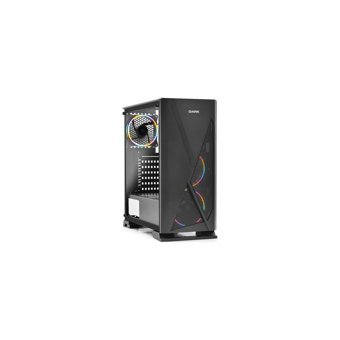 Dark Raider RGB Mesh Sıvı Soğutmalı 6 Fanlı Siyah Dikey Kullanım Mid Tower Oyuncu Bilgisayar Kasası