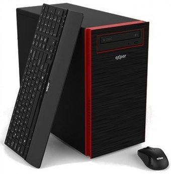 Exper Flex DEX351 Paylaşımlı Ekran Kartlı Intel Core i3-10100 8 GB Ram DDR4 240 GB SSD Tower FreeDos Masaüstü Bilgisayar