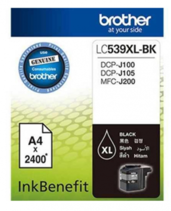 Brother LC539XL-B Orijinal Siyah Mürekkep Kartuş